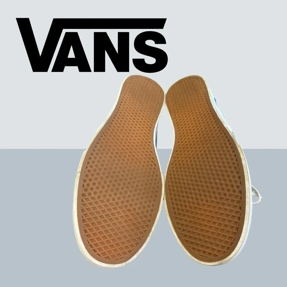 Vans Women's Low Top Blue Sneakers 10